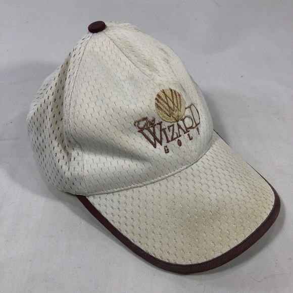 THE WIZARD GOLF HAT CAP ADJUSTABLE ONE SIZE FITS MOST STRAP OSFM DISCOLORED - Picture 6 of 16